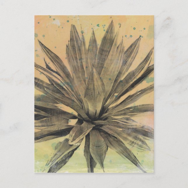 Cartão Postal Sonhos do Deserto | Planta Verde (Frente)