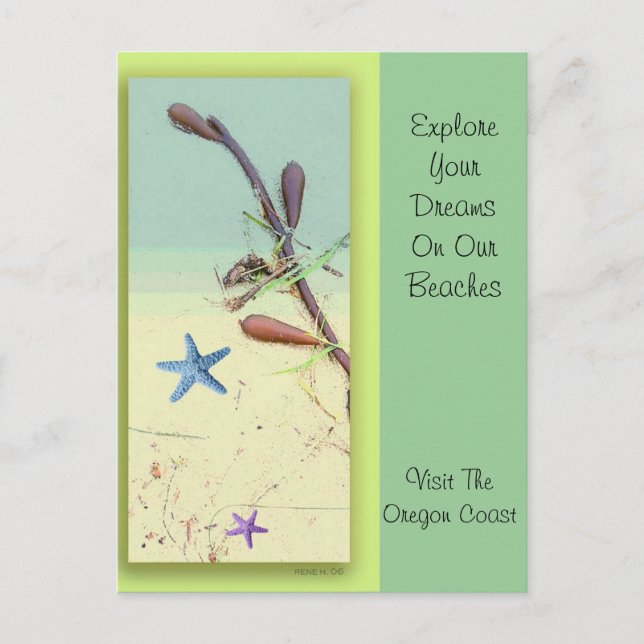 Cartão Postal Sonhos do Oceano (Frente)
