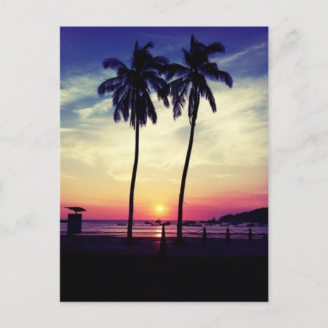 Cartão Postal Sonnenuntergang (Frente)