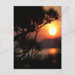 Cartão Postal Sonnenuntergang - Sunset Postkarte