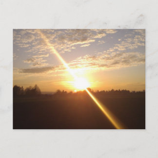 Cartão Postal Sonnenuntergang über Wiesbaden und Mainz