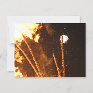 CARTÃO POSTAL SONNENWENDFEUER IN STAUDEN BEI OBERNDORF