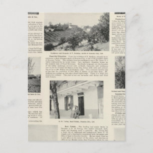 Cartão Postal Sonoma Fazenda, Califórnia