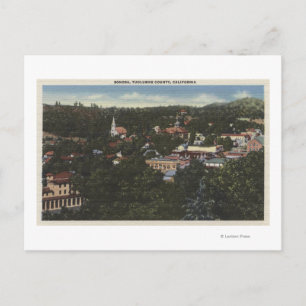 Cartão Postal Sonora, CalifórniaVista AéreaSonora, CA