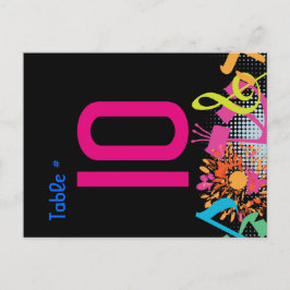 Cartão Postal SONS DA PLACA Mesa FLORAL DE TORAH