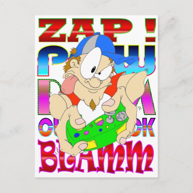 Cartão Postal Sons de jogos (Frente)