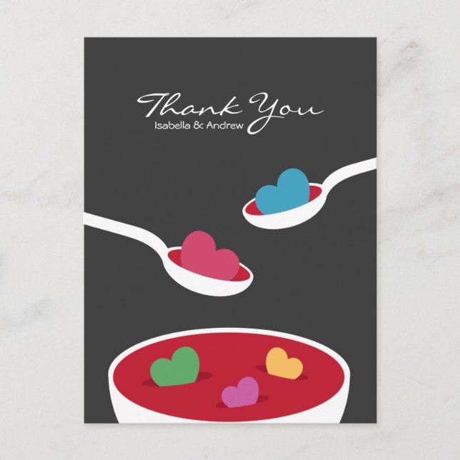 Cartão Postal Sopa de Amor (Frente)