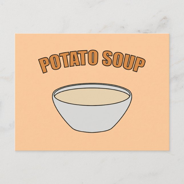 Cartão Postal Sopa de Batata (Frente)