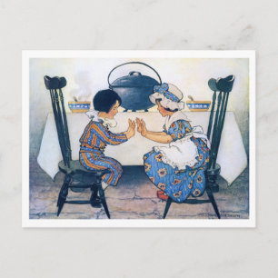 Cartão Postal Sopa de Fava, Jessie Willcox Smith