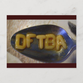 Cartão Postal Sopa de Letras DFTB