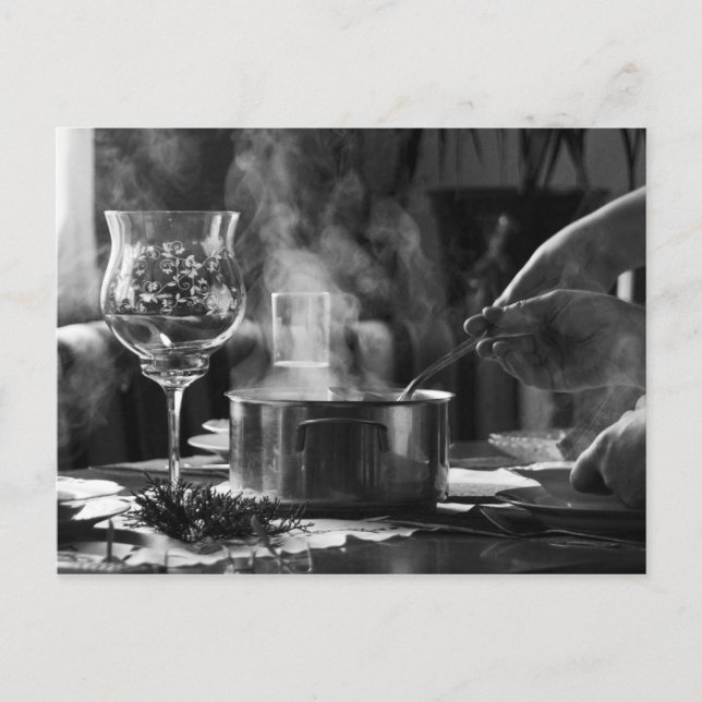 Cartão postal "Sopa de Natal" (Frente)