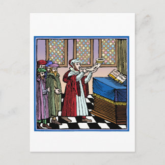 Cartão Postal Soprando O Shtambor