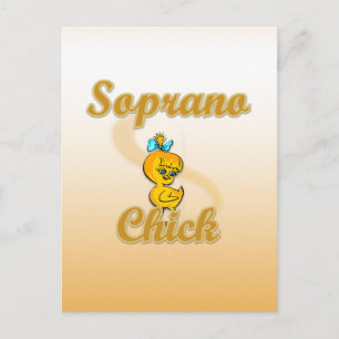 Cartão Postal Soprano Franga