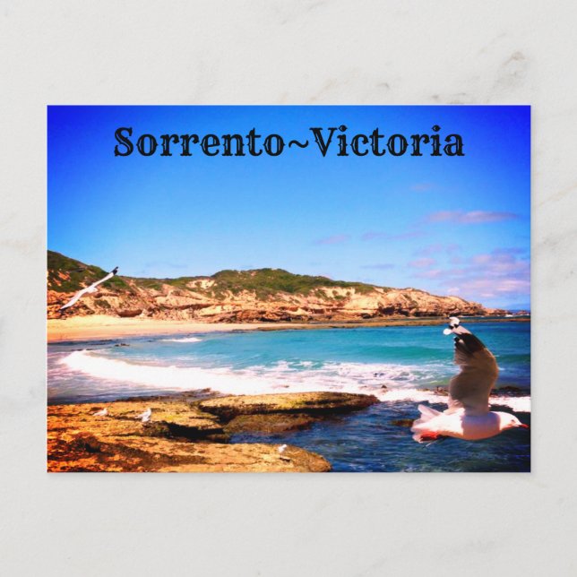 Cartão Postal Sorrento, Vitória, Austrália (Frente)