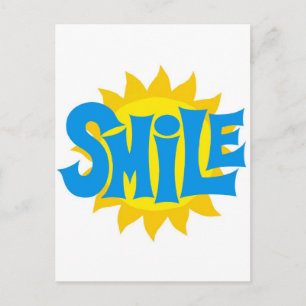 Cartão Postal Sorria