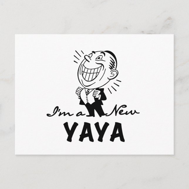 Cartão Postal Sorria de Camisetas e presentes de Nova Yaya (Frente)