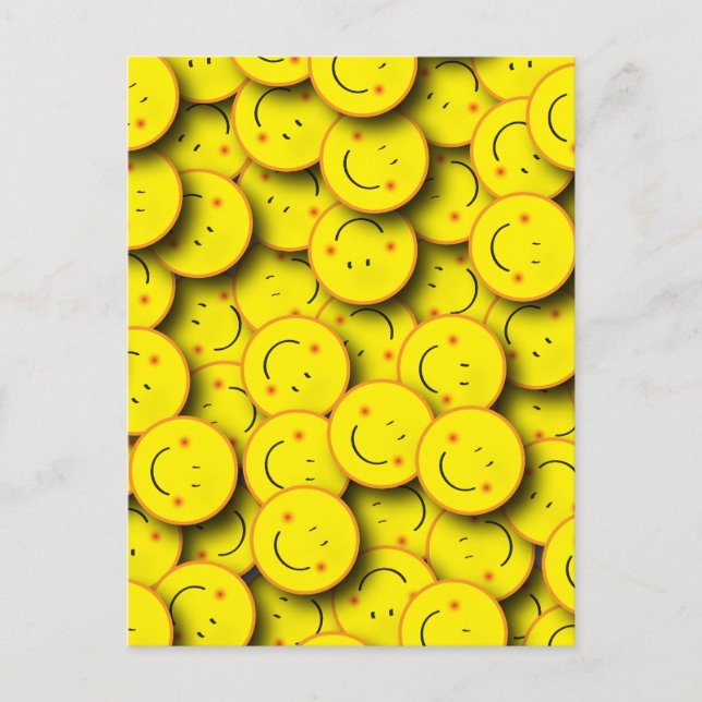 Cartão Postal Sorria de sorrisos (Frente)