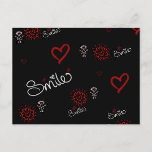 Cartão Postal Sorria E Seja Feliz