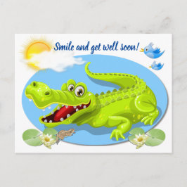 Cartão Postal Sorria e Seja Saudável Logo!