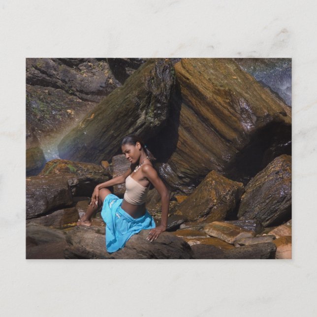 Cartão Postal sorria nas rochas (Frente)