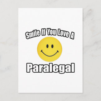 Cartão Postal Sorria se você ama um assistente jurídico