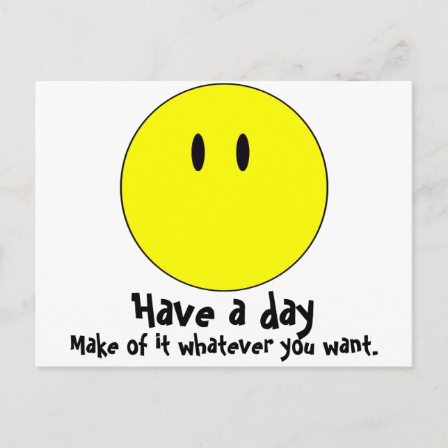 Cartão Postal sorriso (Frente)