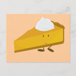 Cartão Postal Sorriso de torta de abóbora
