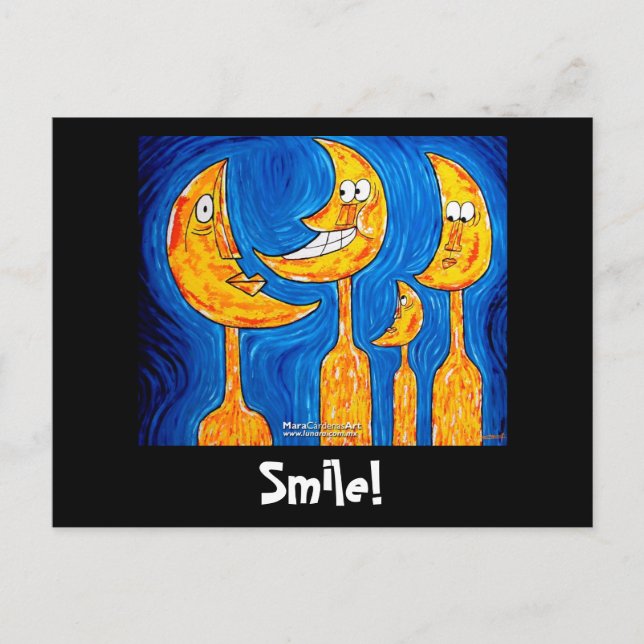 Cartão Postal Sorriso Familiar (Frente)