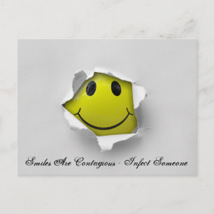 Cartão Postal Sorrisos são contagiosos