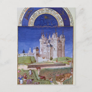 Cartão Postal Sorte de setembro: colheita de uvas