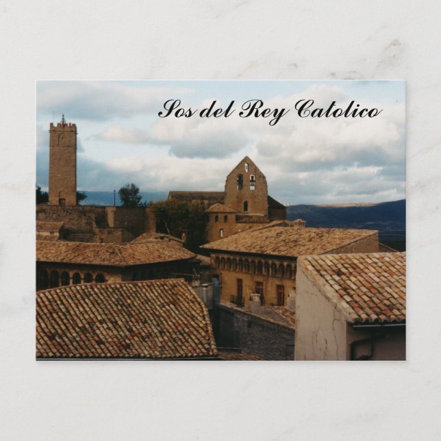 Cartão Postal Sos del Rey Católico (Frente)