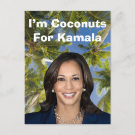 Cartão Postal Sou Coconuts for Kamala