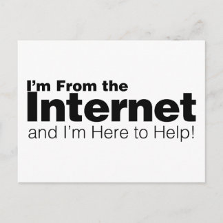 Cartão Postal Sou da Internet