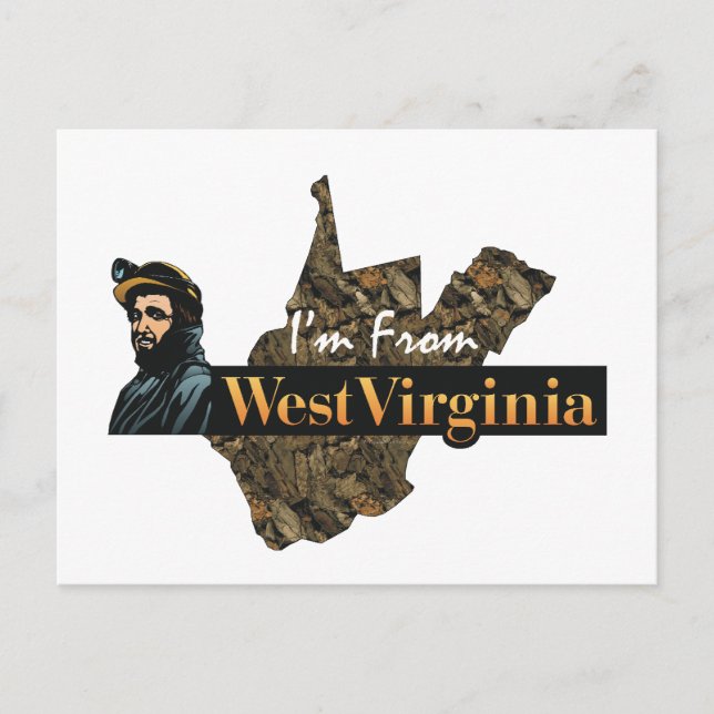 Cartão Postal Sou de West Virginia (Frente)