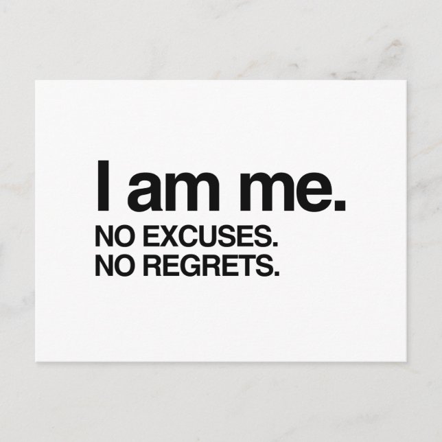 Cartão Postal Sou eu (Frente)