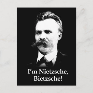 Cartão Postal Sou Nietzsche, Bietzsche!