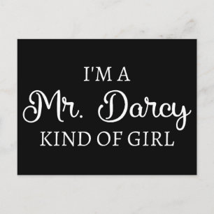 Cartão Postal Sou o Sr. Darcy tipo de garota que sou
