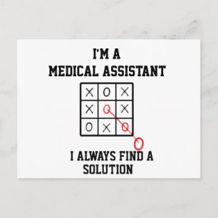 Cartão Postal Sou Um Assistente Médico E Sempre Encontro Uma Sol