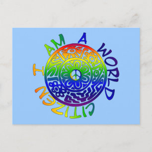 Cartão Postal Sou Um Cidadão Do Mundo