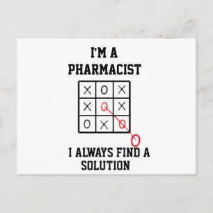Cartão Postal Sou um farmacêutico, sempre encontro uma solução C