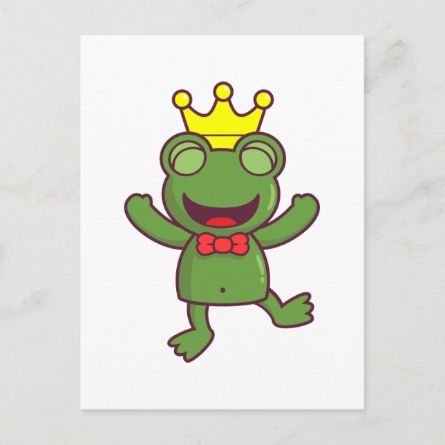 Cartão Postal Sou um Sapo Verde (Frente)