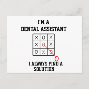 Cartão Postal Sou uma assistente dentária, sempre encontro uma s