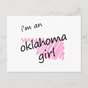 Cartão Postal Sou uma Garota de Oklahoma