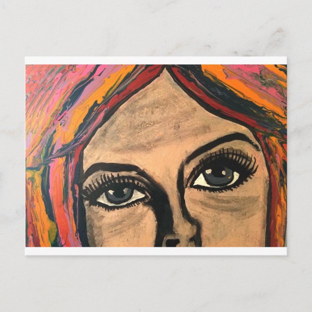 Cartão Postal Soulful Eyes (Frente)