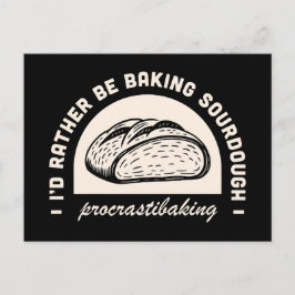 Cartão Postal Sourdoud amante de pão citações engraçadas