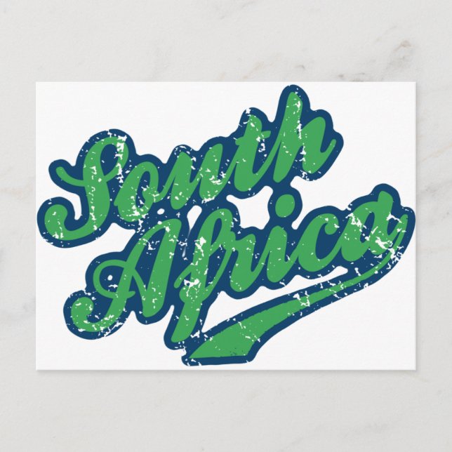 Cartão Postal South Africa (Frente)