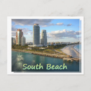 Cartão postal South Beach Florida