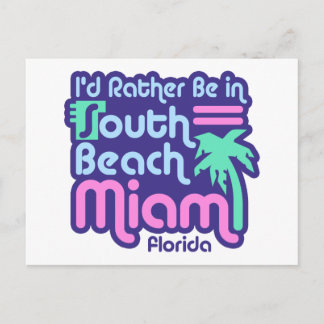 Cartão Postal South Beach Miami