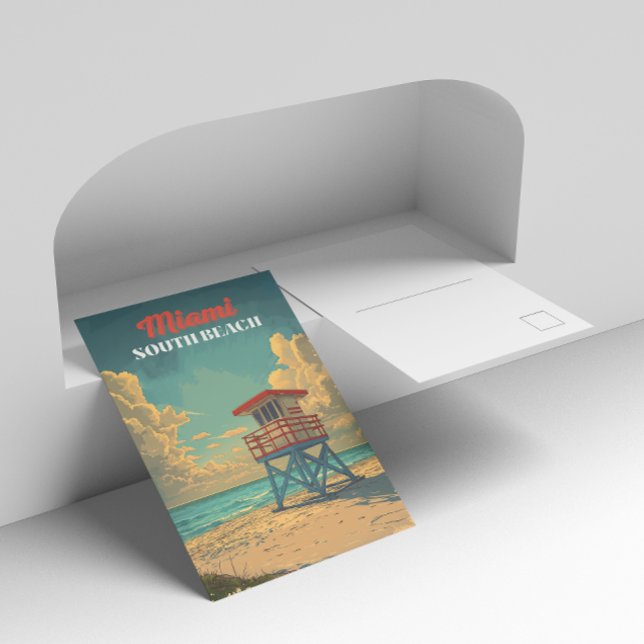 Cartão Postal South Beach Miami Antiga (Criador carregado)