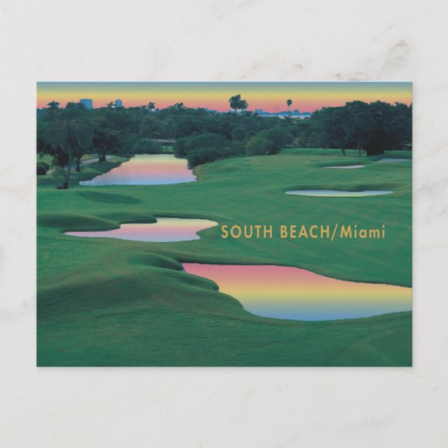 Cartão Postal South Beach - Miami GOLF (Frente)